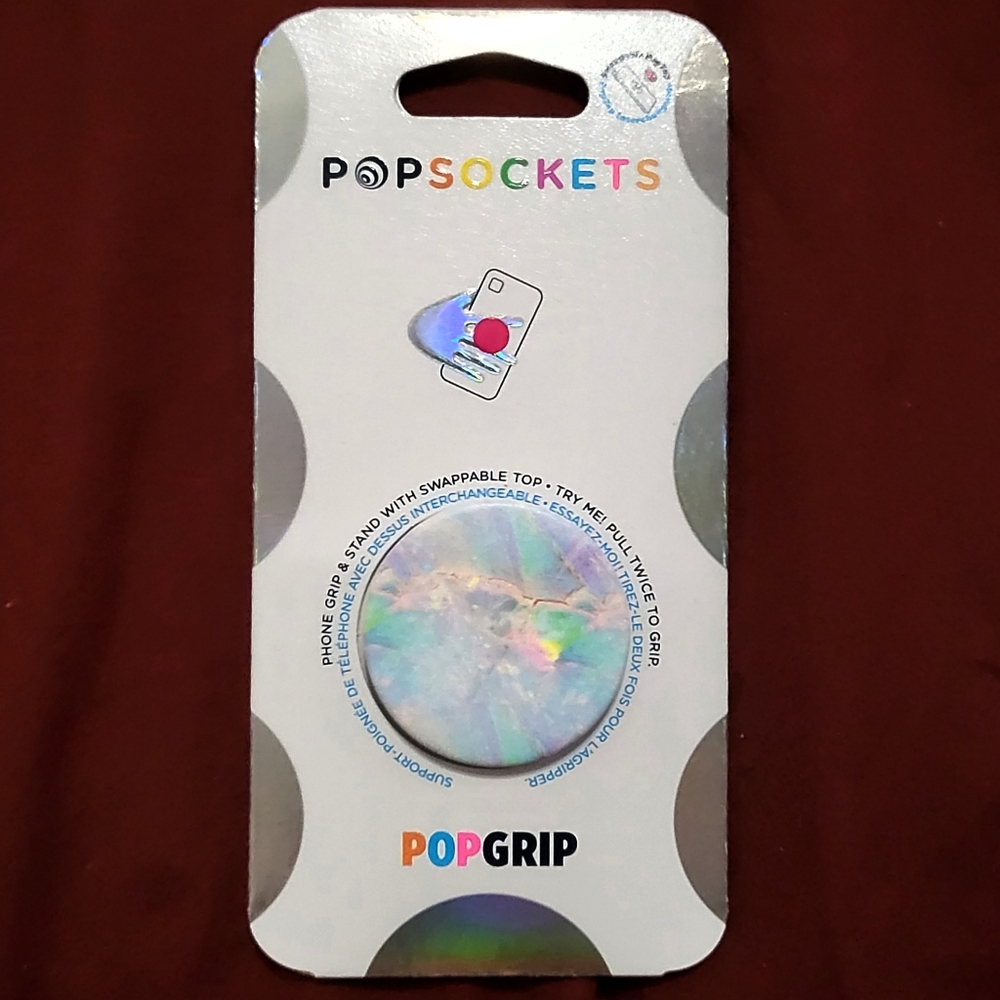 New! Opal Popsocket! Cell Phone, Holder, Stand & Mount!